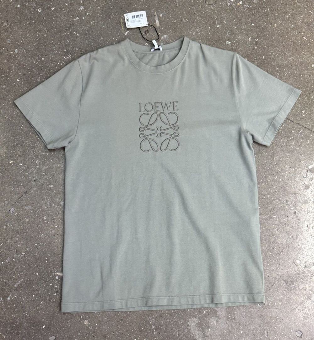Loewe Anagram Center Logo Grey T-Shirt